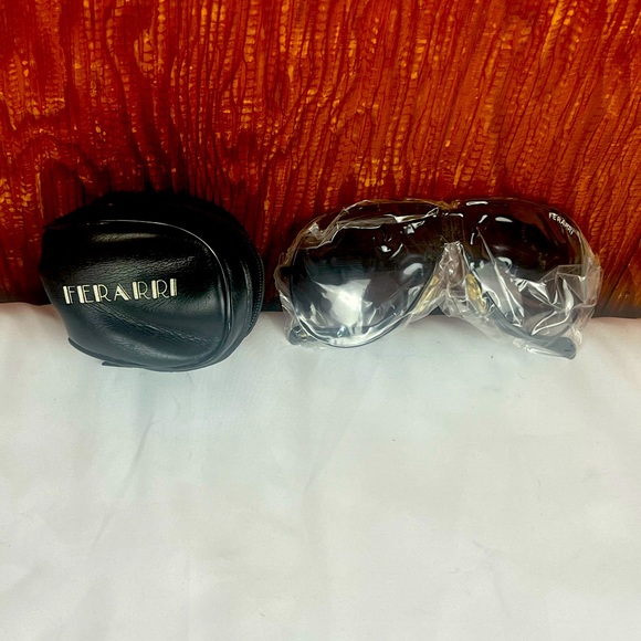 Ferarri Sunglasses With Case Brand New Vintage Shades New Old Stock very rare